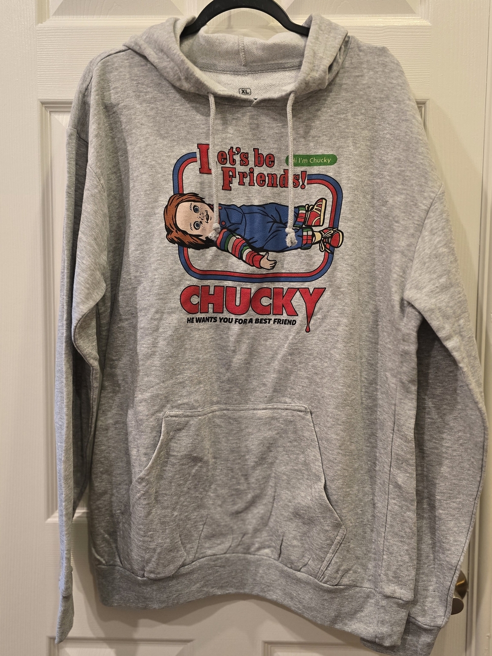 Chucky Graphic Crewneck Sweatshirt - Gray